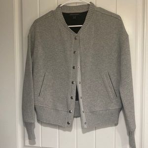 Banana Republic grey bomber jacket Excellent condition